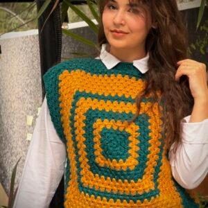 bird of paradise handmade crochet top